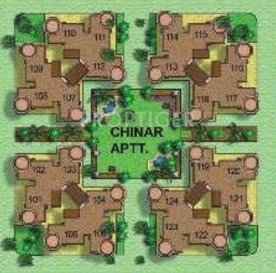 Cosmos Infra Engineering Chinar Apartment Layout Plan