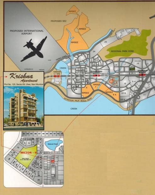  krishna-apartment Images for Location Plan of Radhe Krishna Apartment