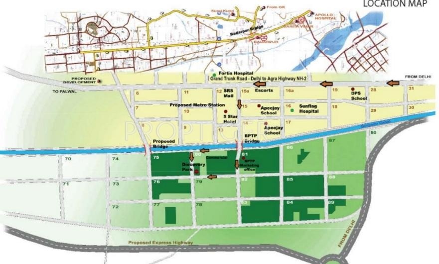 Images for Location Plan of BPTP Discovery Park