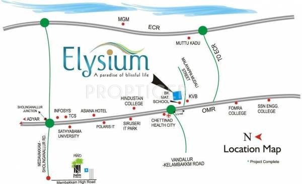  elysium Images for Location Plan of Ramky Elysium