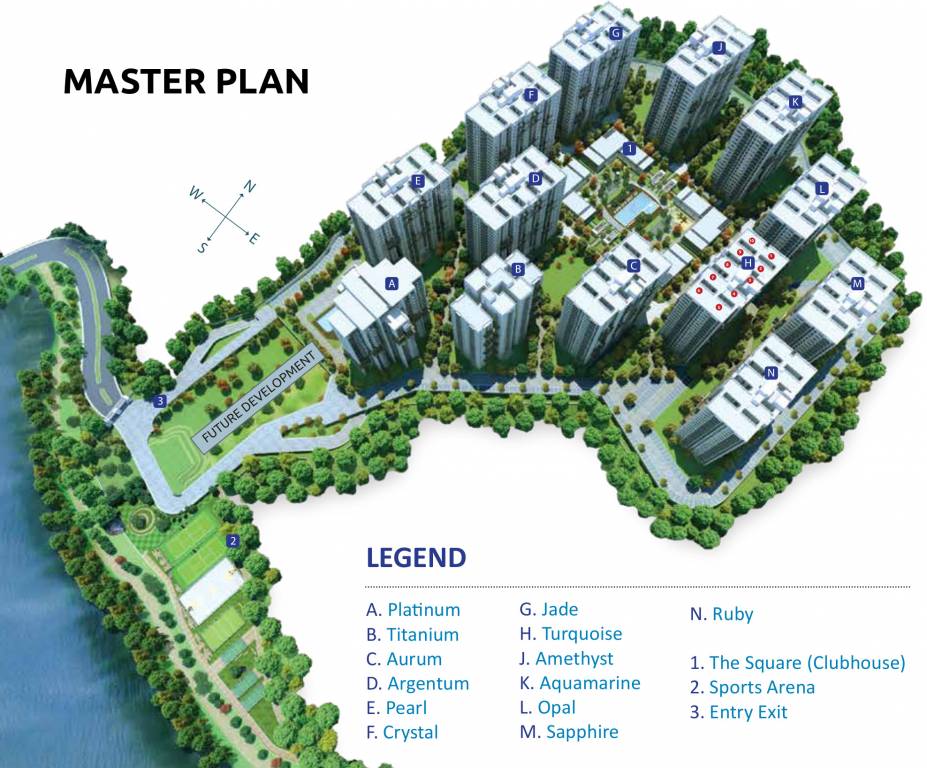 Images for Master Plan of PBEL Turquoise Towers