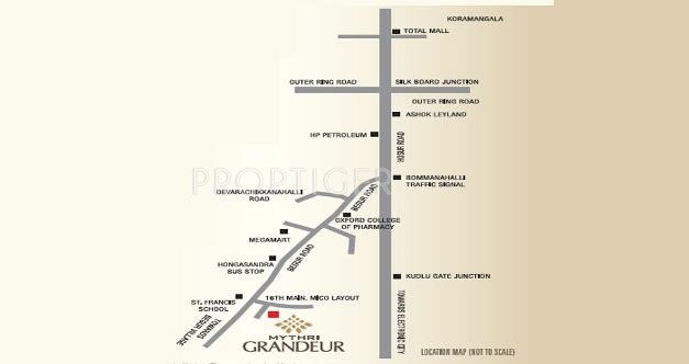 Mythri Homes Grandeur Location Plan