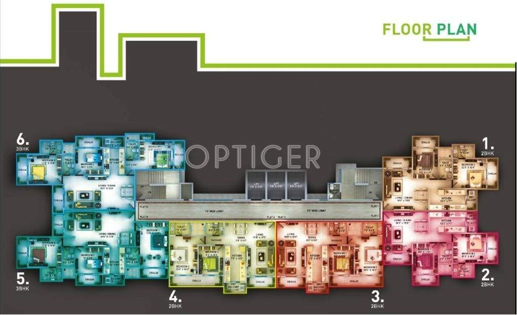 park vistas Images for Cluster Plan of Bharat Park Vistas