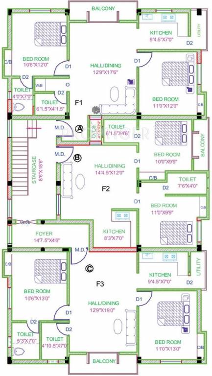 Images for Cluster Plan of Zion Estates Queens Court