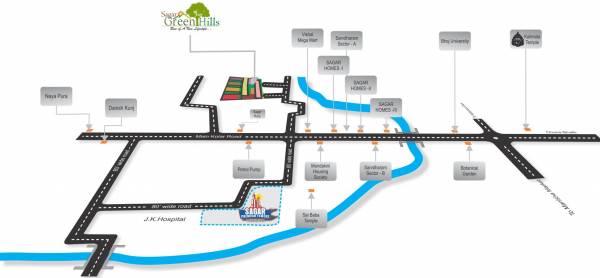 Images for Location Plan of Agrawal Sagar Green Hills