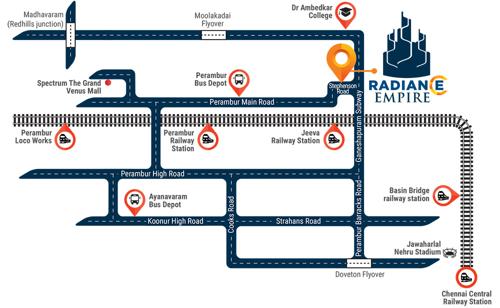  empire Images for Location Plan of Radiance Empire