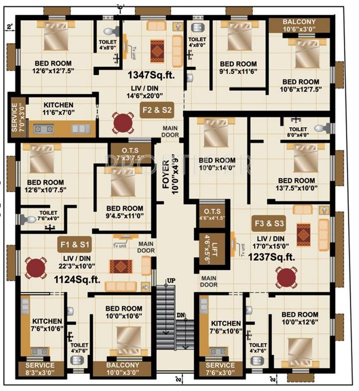 Images for Cluster Plan of RB Foundations Bagya Royal Court 2