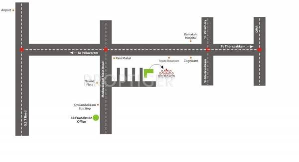 Images for Location Plan of RB Foundations Bagya Royal Court 2