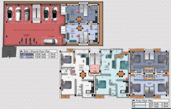 Images for Cluster Plan of Sai Maha Foundation Amrutha