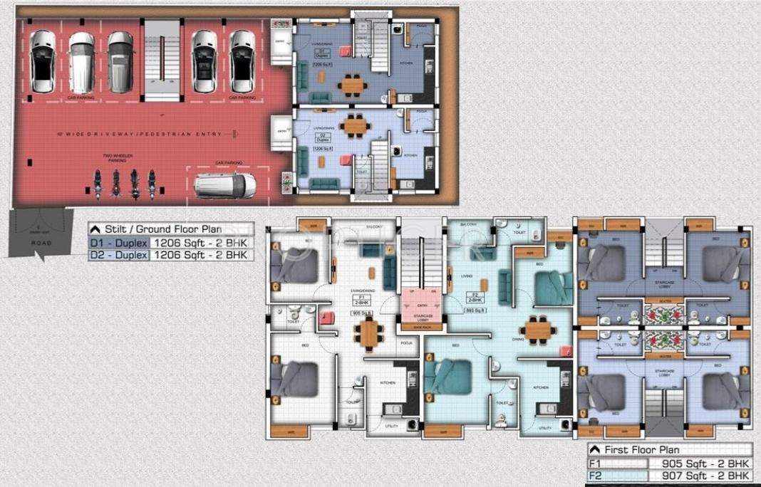 Images for Cluster Plan of Sai Maha Foundation Amrutha