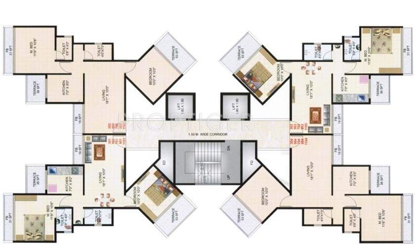 Images for Cluster Plan of Siddhi Orochid