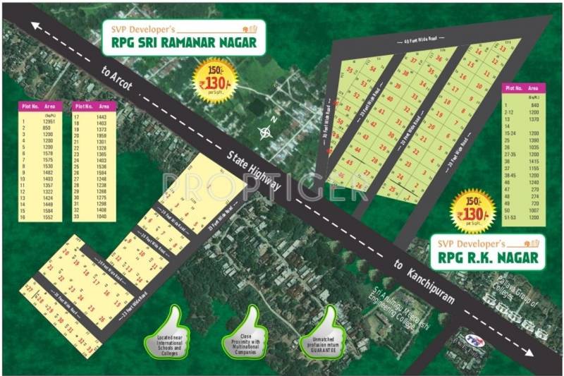 SVP Group RPG R K Nagar Layout Plan