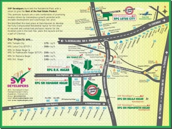 SVP Group RPG R K Nagar Location Plan