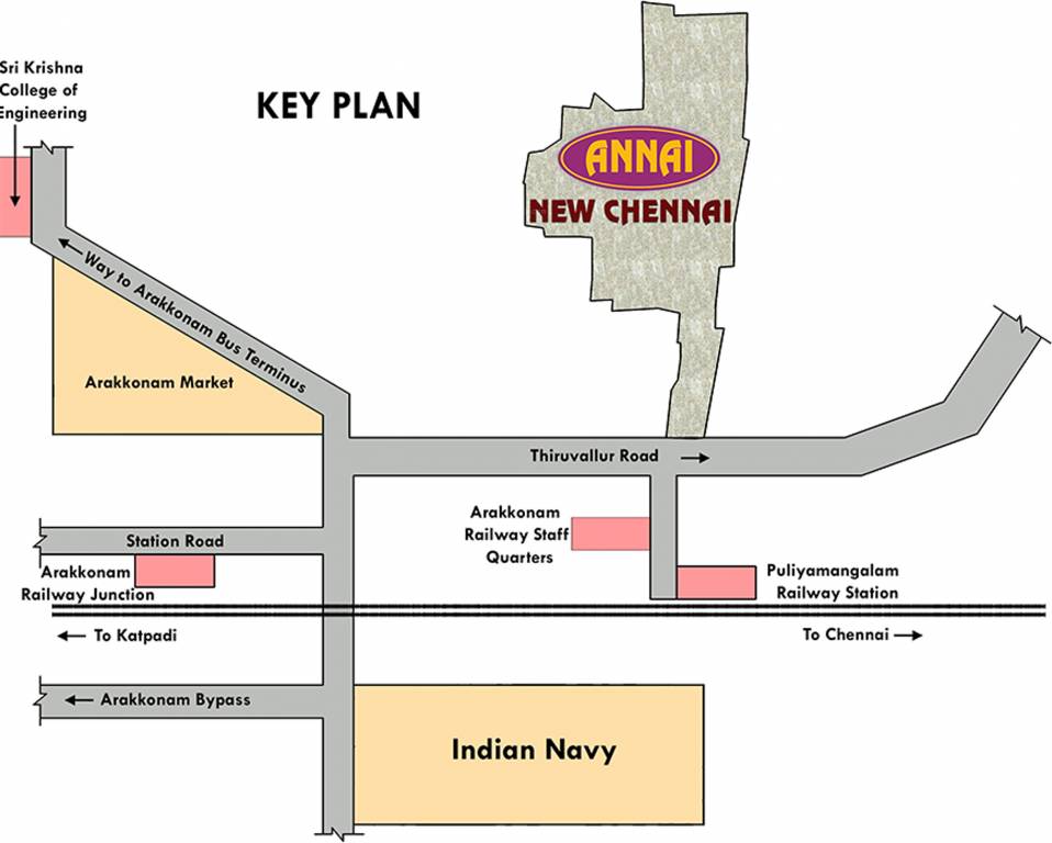 Images for Location Plan of Annai New Chennai