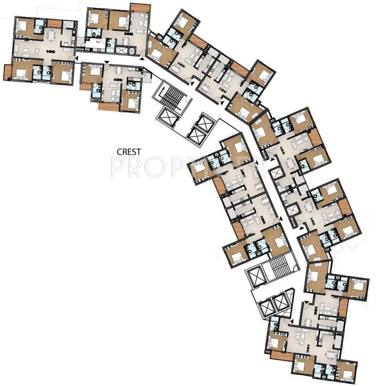 aqua coronet Images for Cluster Plan of Monarch Aqua