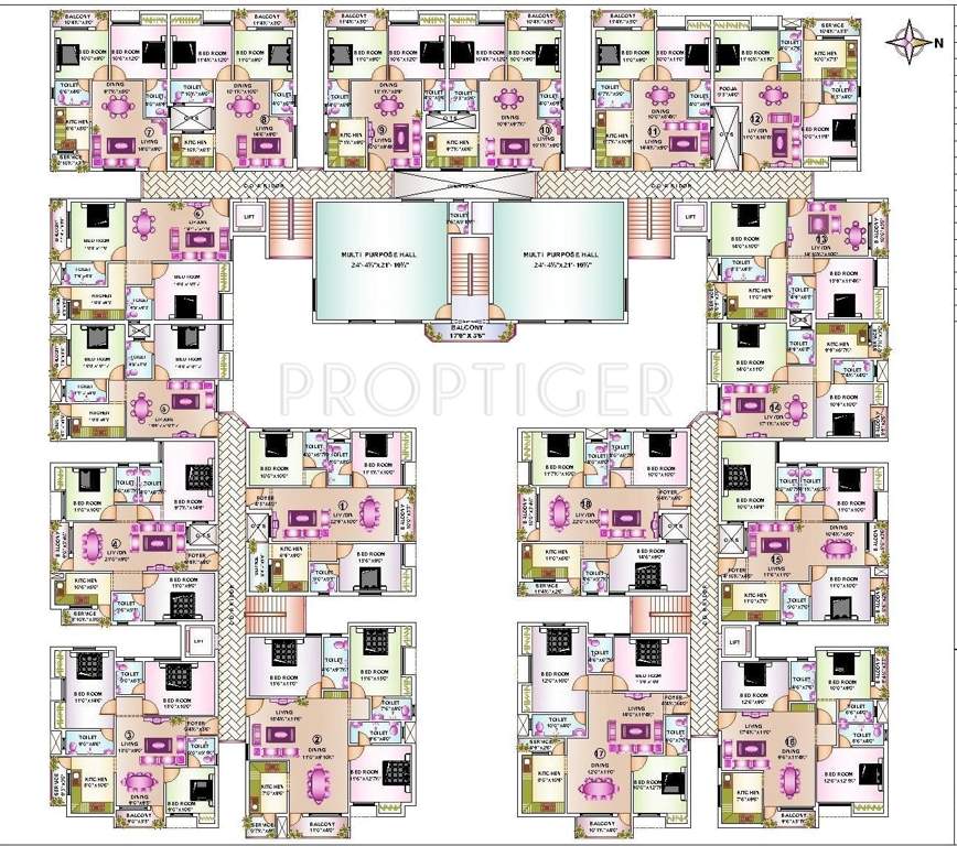 Images for Cluster Plan of Pace Anusa