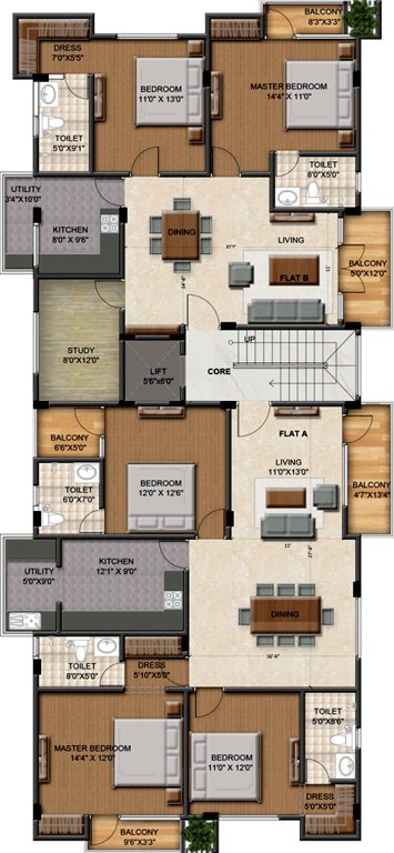 Images for Cluster Plan of Sumanth Sreshta Shastri Nagar