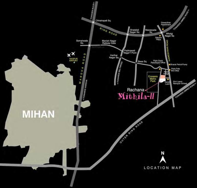 Images for Location Plan of Rachana Mithila 2