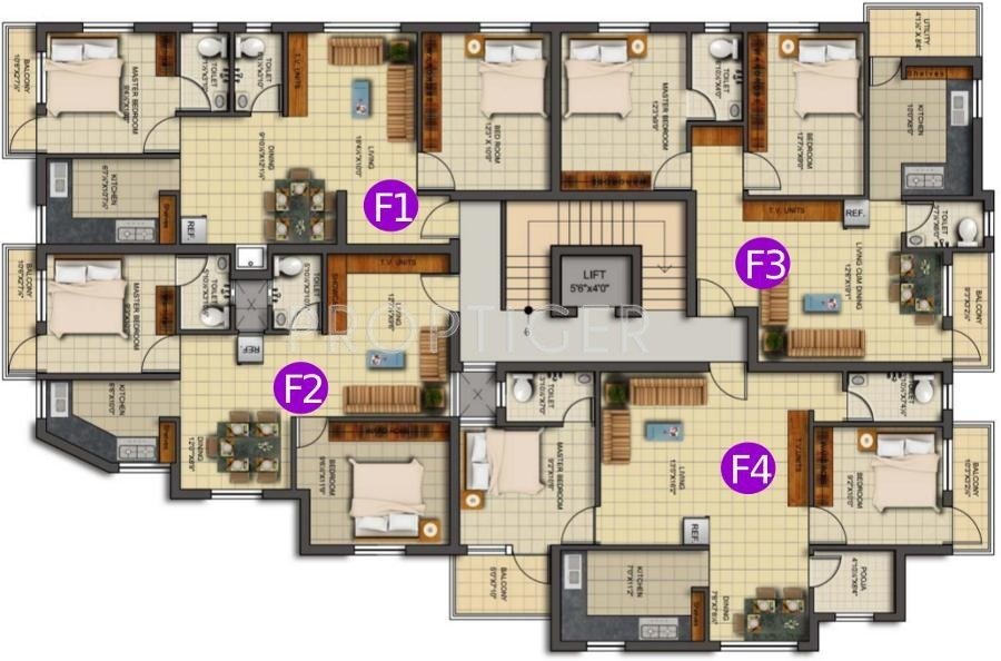 Images for Cluster Plan of Athreya Homes Sahishnu