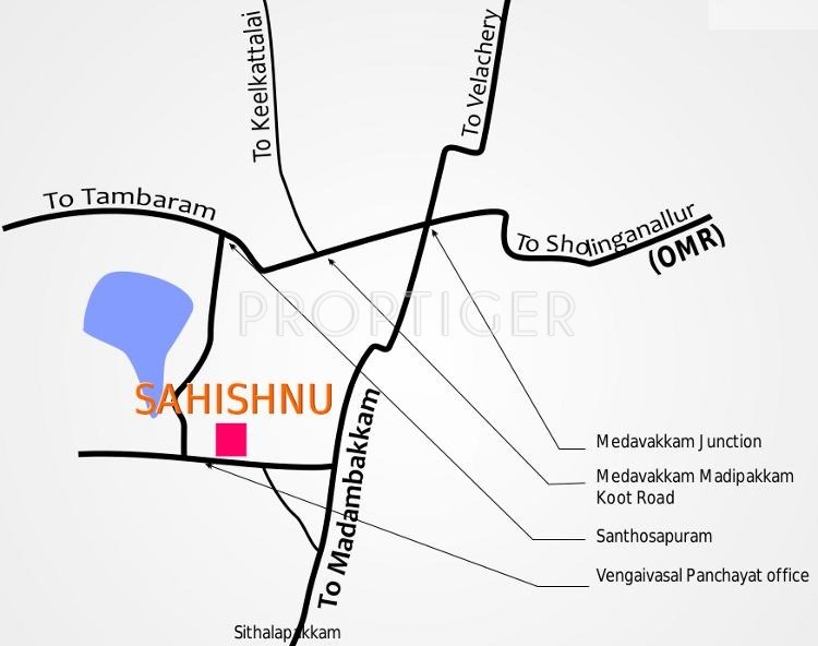 Images for Location Plan of Athreya Homes Sahishnu
