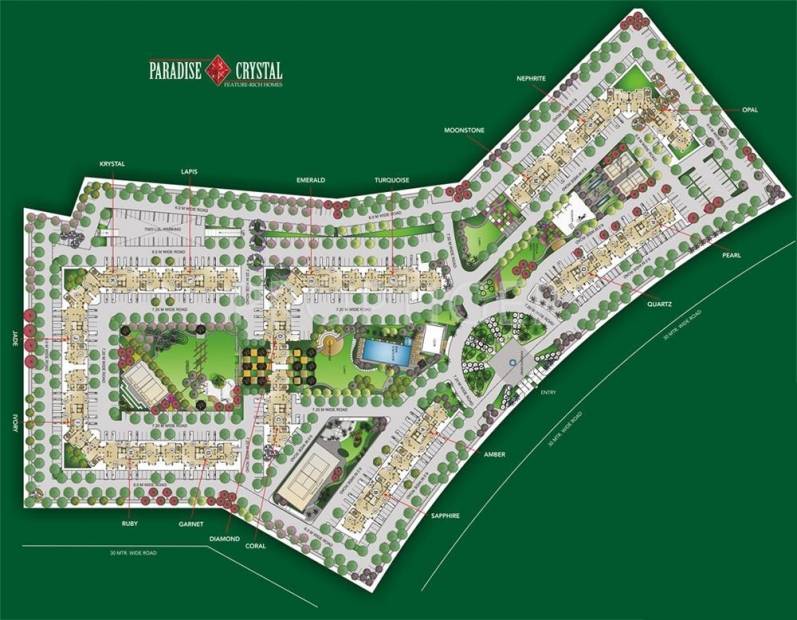  paradise-crystal Images for Site Plan of Ansal Paradise Crystal