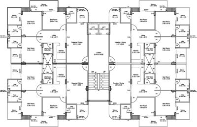  ville Images for Cluster Plan of Blue Lotus Ville