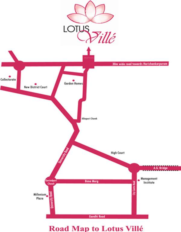  ville Images for Location Plan of Blue Lotus Ville