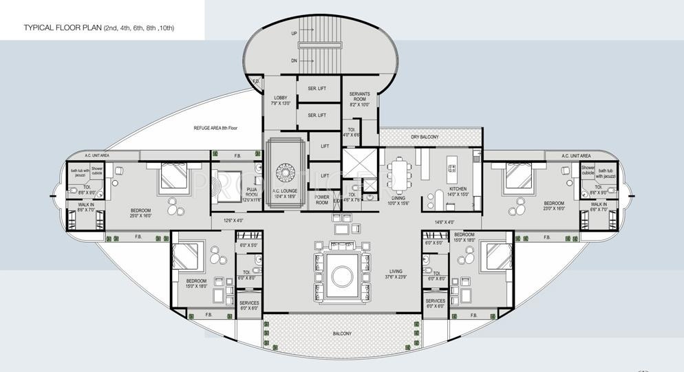 Images for Cluster Plan of Akshar Developers EL Castillo