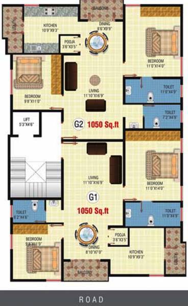  spring Images for Cluster Plan of Sagar Spring