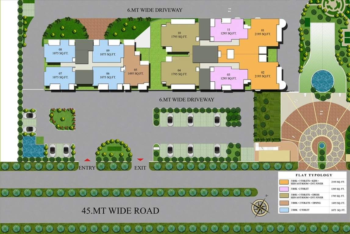 klock tower Images for Layout Plan of Ajnara Klock Tower
