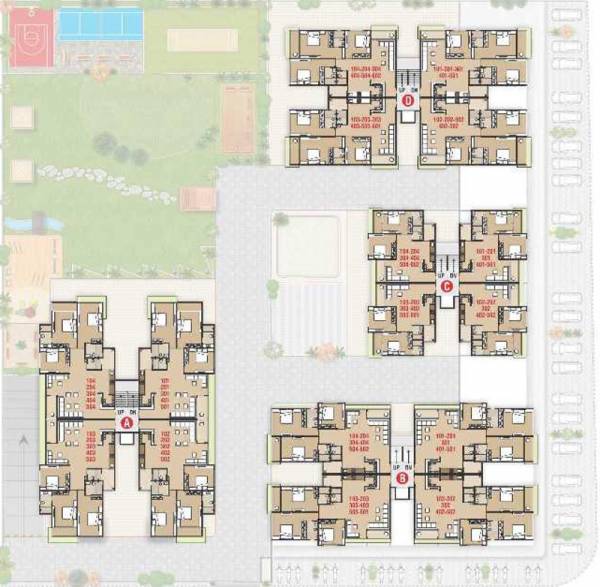 Images for Cluster Plan of Shree Sadhi Krupa Infra Vrundavan Pearl Images for Cluster Plan of Shree Sadhi Krupa Infra Vrundavan Pearl