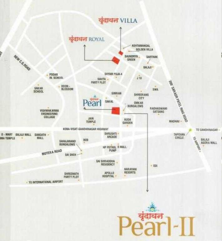Images for Location Plan of Shree Sadhi Krupa Infra Vrundavan Pearl