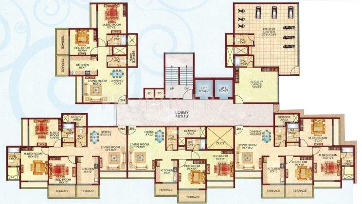 Images for Cluster Plan of Pruthvi Manisha Paradise