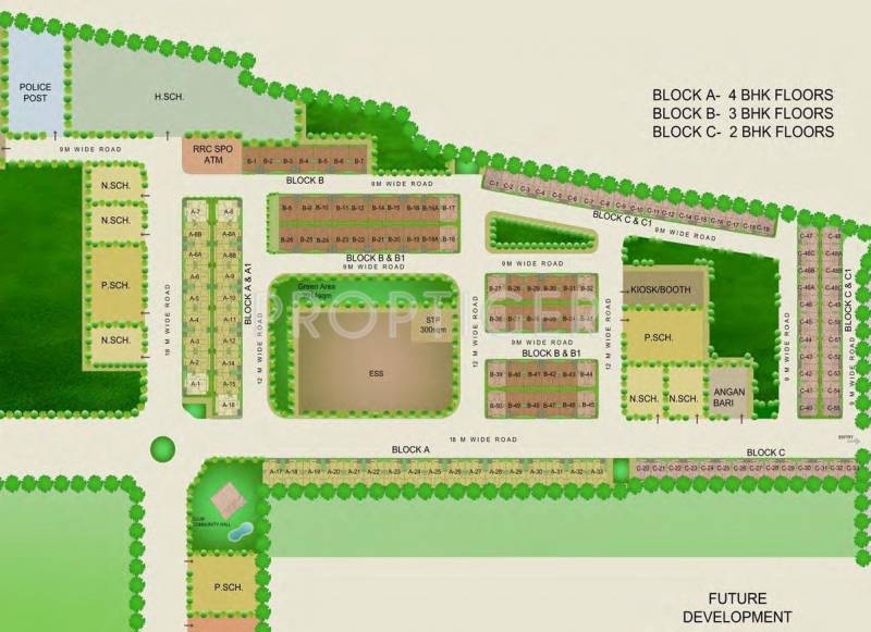 Images for Site Plan of Sare Homes Gurgaon Springview Floors