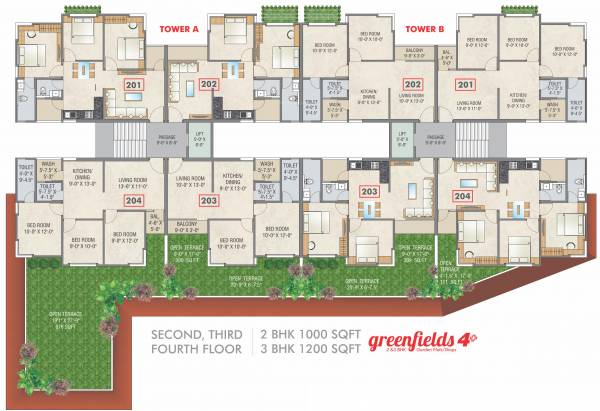 Images for Cluster Plan of Fortune Greenfields 4 Plus