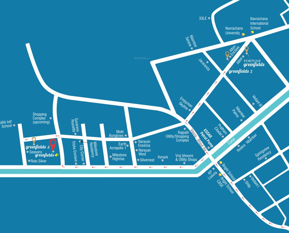 Images for Location Plan of Fortune Greenfields 4 Plus