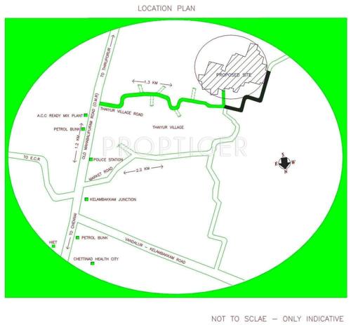  altair Images for Location Plan of Shantiniketan Altair