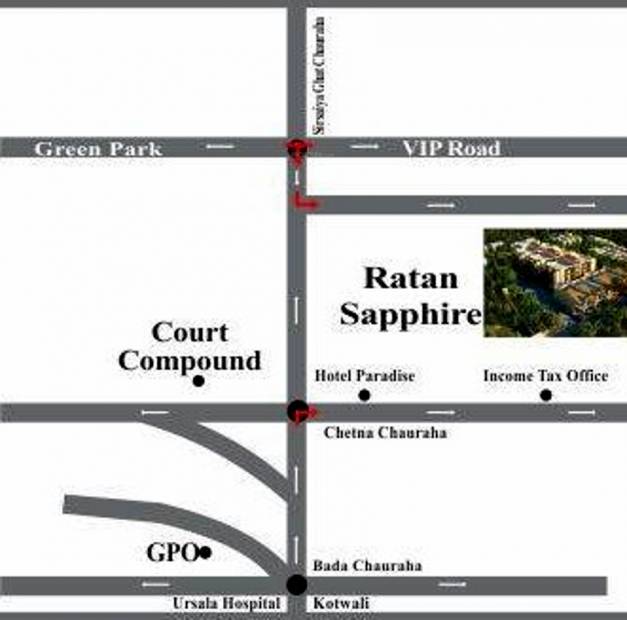  sapphire Images for Location Plan of Ratan Sapphire