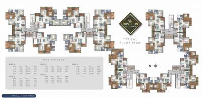  princeton Princeton Cluster Plan for typical Floor