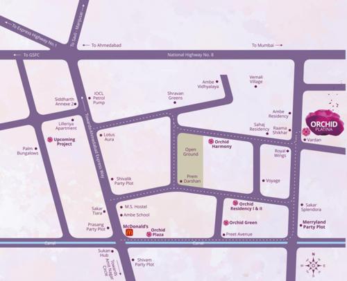  platina Images for Location Plan of Orchid Platina