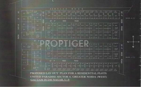Images for Layout Plan of SKR United Paradise