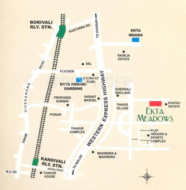  meadows Images for Location Plan of Ekta World Meadows