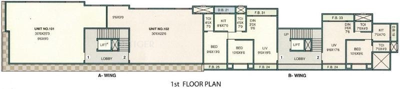 Images for Cluster Plan of Poonam Kalpavruksh