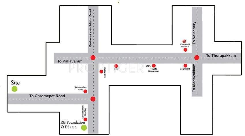 Images for Location Plan of RB Foundations Bagyam Nanmangalam