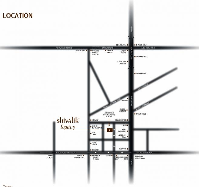  legacy Images for Location Plan of Shivalik Legacy