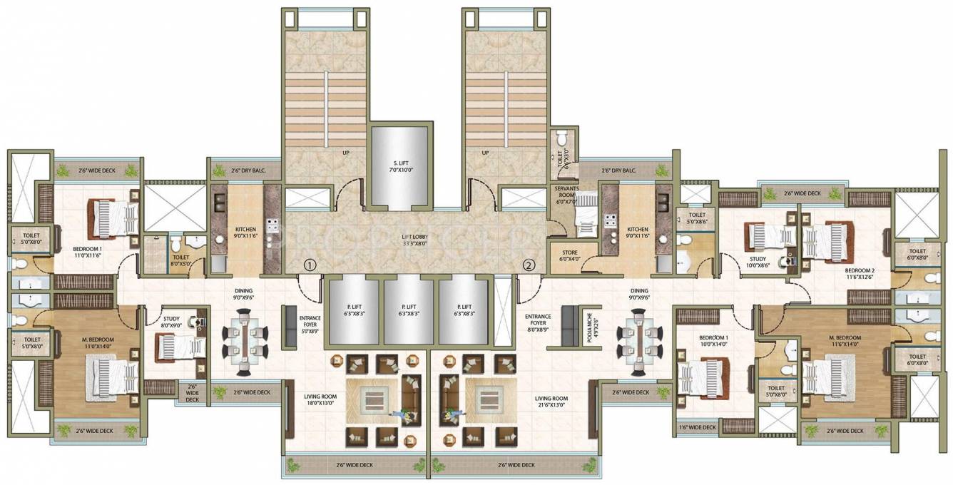 Images for Cluster Plan of Sheth Avalon