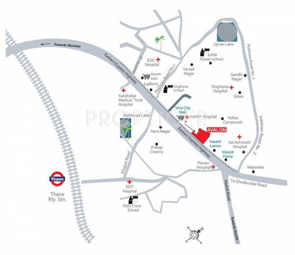 Images for Location Plan of Sheth Avalon Images for Location Plan of Sheth Avalon