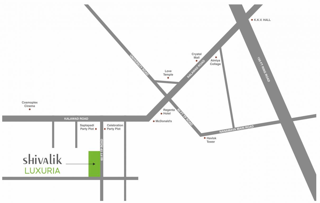 Images for Location Plan of Shivalik Luxuria