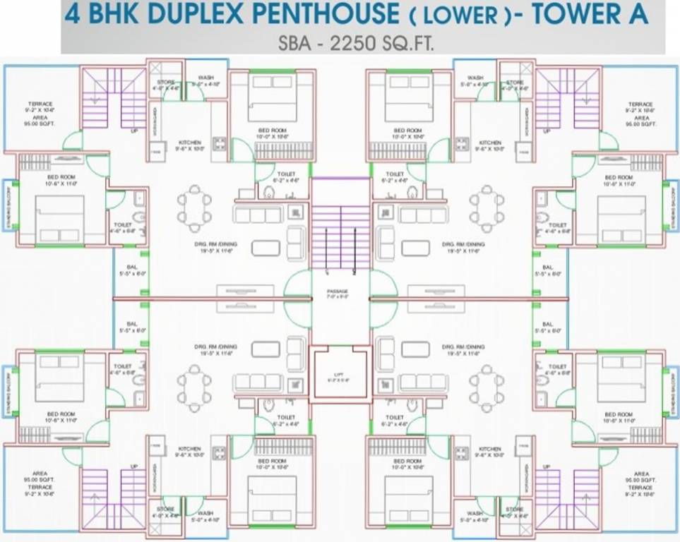 Images for Cluster Plan of Lilleria Aashiana