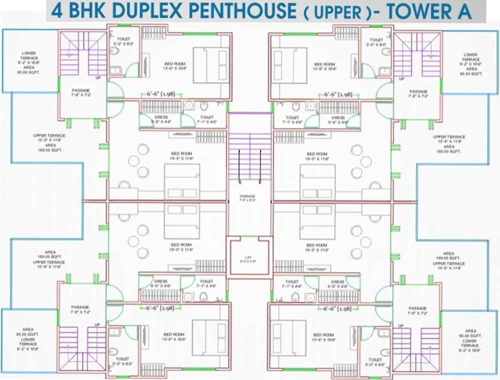 Images for Cluster Plan of Lilleria Aashiana